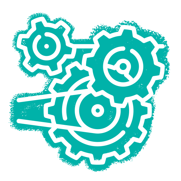 gears turning icon